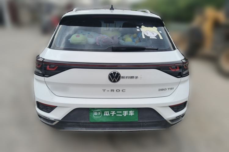 Used Volkswagen T-ROC 2023 280TSI DSG Two-Wheel Drive Time Edition Rear