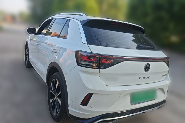 Used Volkswagen T-ROC 2023 300TSI DSG Two-Wheel-Drive Chen Guang Edition Rear Left 45 Deg