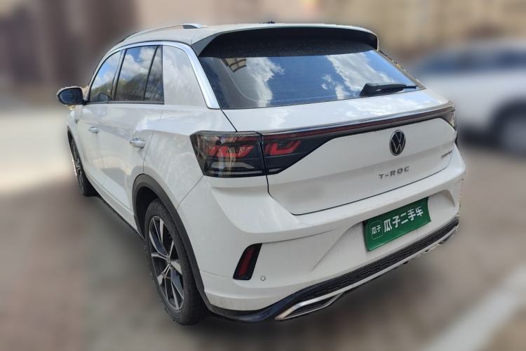 Used Volkswagen T-ROC 2023 300TSI DSG Two-Wheel-Drive Chen Guang Edition Rear Left 45 Deg