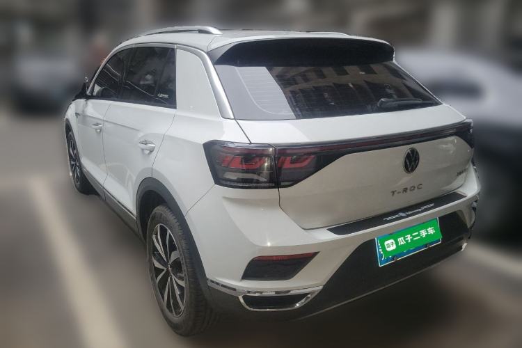 Used Volkswagen T-ROC 2023 280TSI DSG Two-Wheel Drive Time Edition Rear Left 45 Deg