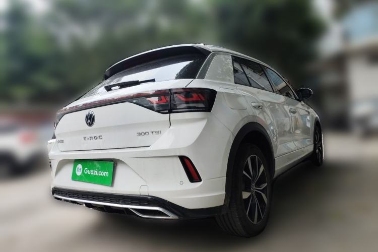 Used Volkswagen T-ROC 2023 300TSI DSG Two-Wheel-Drive Chen Guang Edition Rear Right 45 Deg