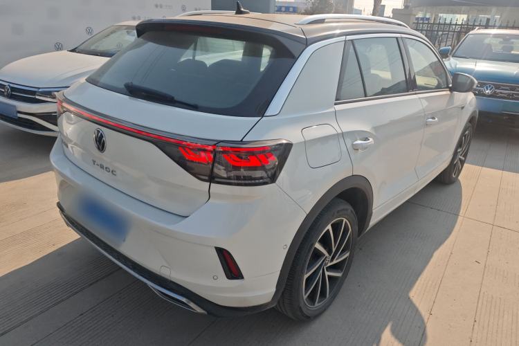 Used Volkswagen T-ROC 2023 300TSI DSG Two-Wheel Drive Starlight Edition Rear Right 45 Deg