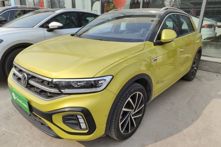 Used Volkswagen T-ROC 2023 300TSI DSG Two-Wheel Drive Starlight Edition Guazi used car, China used car export, Used car for sale, Used cars, Cheapest cars for sale