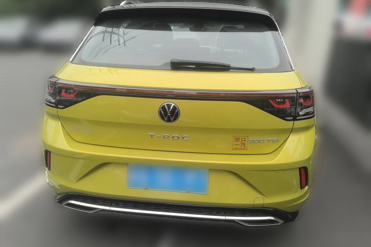 Used Volkswagen T-ROC 2023 300TSI DSG Two-Wheel Drive Starlight Edition Rear