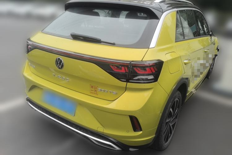 Used Volkswagen T-ROC 2023 300TSI DSG Two-Wheel Drive Starlight Edition Rear Right 45 Deg