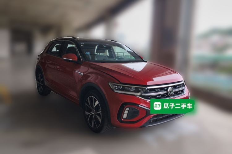 Used Volkswagen T-ROC 2024 300TSI DSG Two-Wheel-Drive Chen Guang Edition Front Right 45 Deg