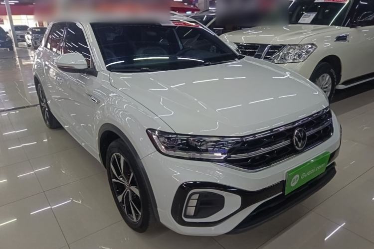 Used Volkswagen T-ROC 2024 300TSI DSG Two-Wheel-Drive Chen Guang Edition Front Right 45 Deg