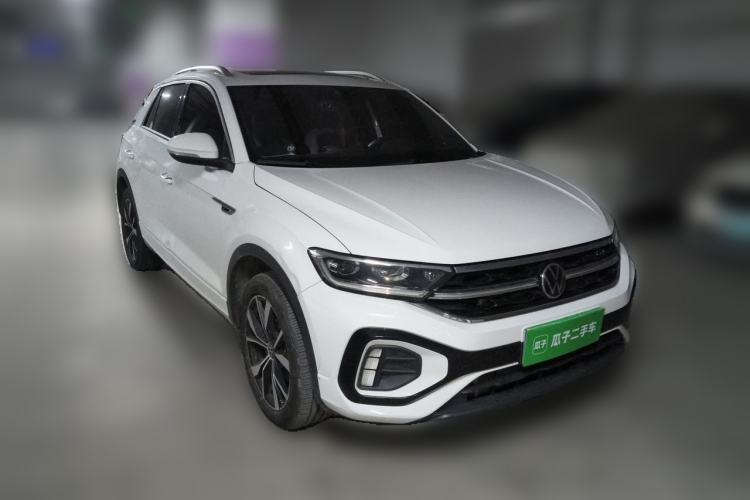 Used Volkswagen T-ROC 2024 300TSI DSG Two-Wheel-Drive Chen Guang Edition Front Right 45 Deg