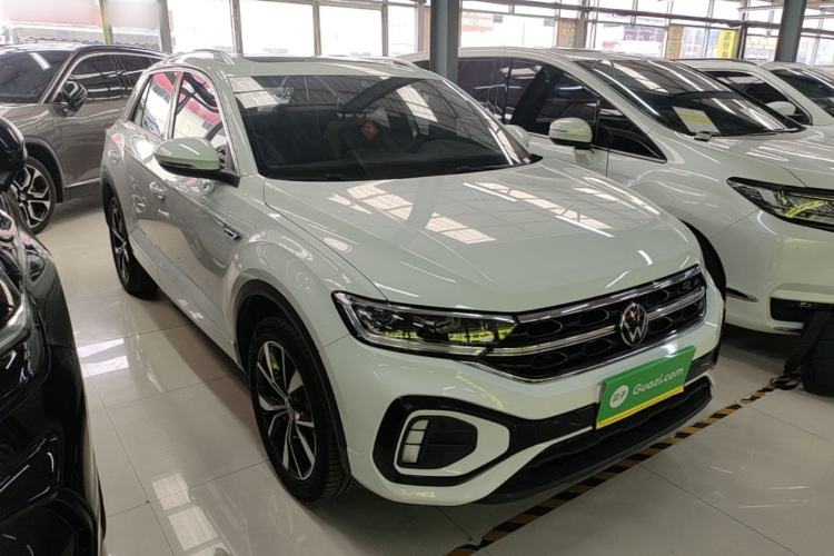 Used Volkswagen T-ROC 2024 300TSI DSG Two-Wheel-Drive Chen Guang Edition Front Right 45 Deg