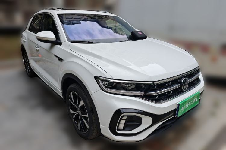 Used Volkswagen T-ROC 2024 300TSI DSG Two-Wheel-Drive Chen Guang Edition Front Right 45 Deg