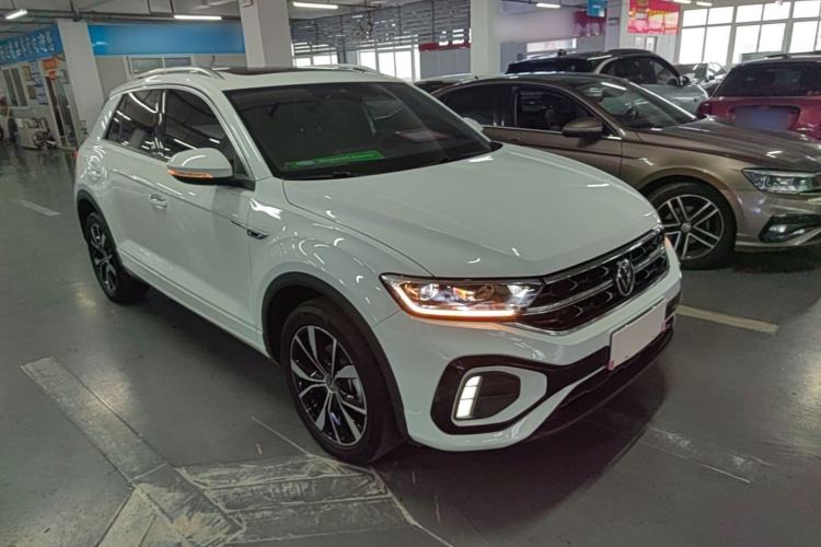 Used Volkswagen T-ROC 2024 300TSI DSG Two-Wheel-Drive Chen Guang Edition Front Right 45 Deg