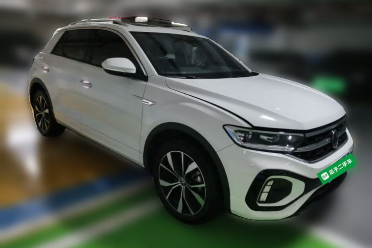 Used Volkswagen T-ROC 2024 300TSI DSG Two-Wheel-Drive Chen Guang Edition Front Right 45 Deg