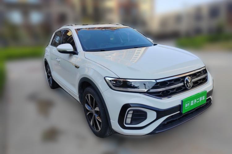 Used Volkswagen T-ROC 2024 300TSI DSG Two-Wheel-Drive Chen Guang Edition Front Right 45 Deg