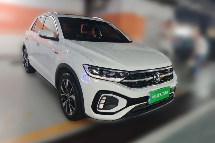 Used Volkswagen T-ROC 2024 300TSI DSG Two-Wheel-Drive Chen Guang Edition Front Right 45 Deg