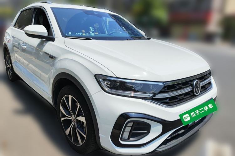Used Volkswagen T-ROC 2024 300TSI DSG Two-Wheel-Drive Chen Guang Edition Front Right 45 Deg