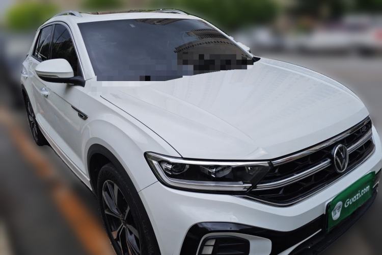 Used Volkswagen T-ROC 2024 300TSI DSG Two-Wheel-Drive Chen Guang Edition Front Right 45 Deg