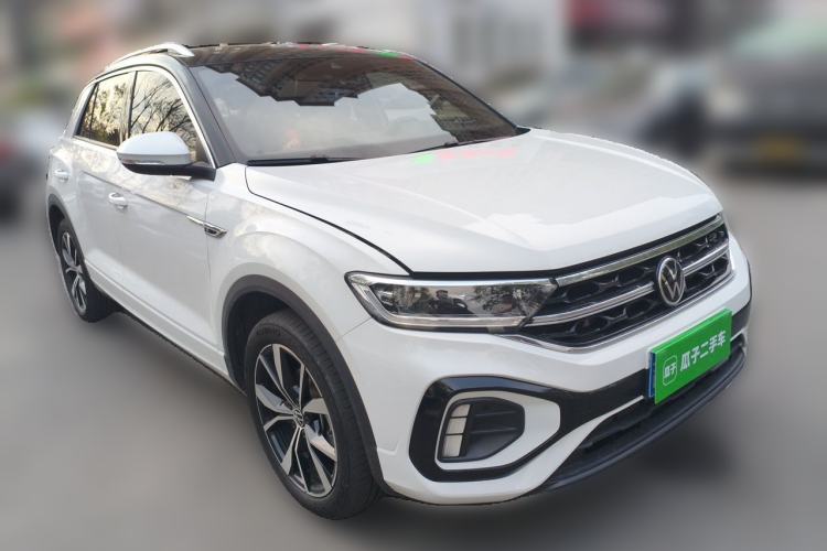 Used Volkswagen T-ROC 2024 300TSI DSG Two-Wheel-Drive Chen Guang Edition Front Right 45 Deg