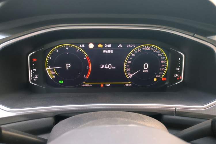 Used Volkswagen T-ROC 2024 300TSI DSG Two-Wheel-Drive Chen Guang Edition Instrument Cluster