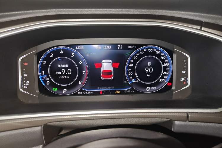 Used Volkswagen T-ROC 2024 300TSI DSG Two-Wheel-Drive Chen Guang Edition Instrument Cluster