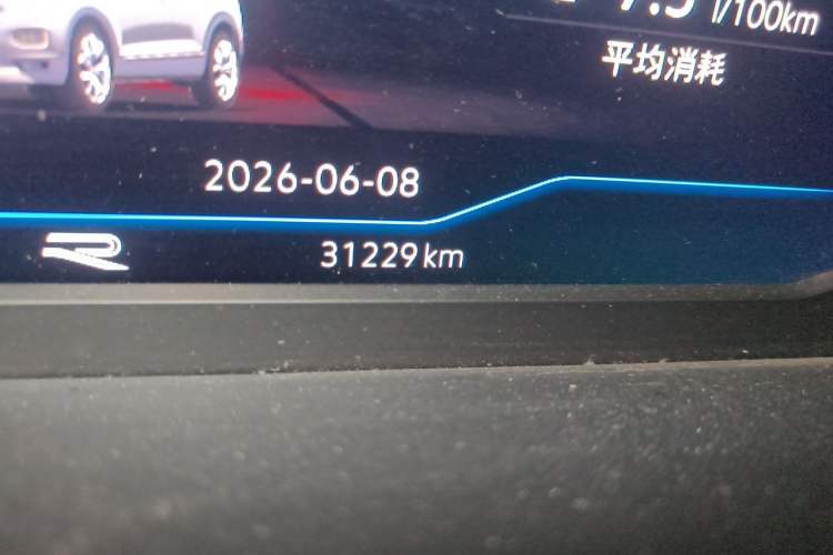 Used Volkswagen T-ROC 2024 300TSI DSG Two-Wheel-Drive Chen Guang Edition Odometer Close Up