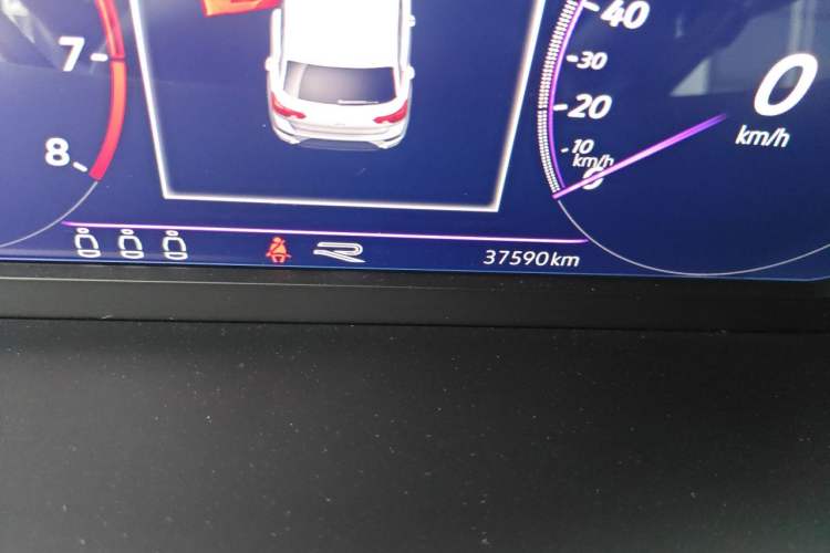 Used Volkswagen T-ROC 2024 300TSI DSG Two-Wheel-Drive Chen Guang Edition Odometer Close Up