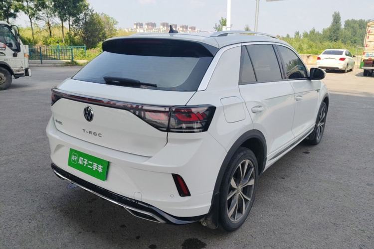 Used Volkswagen T-ROC 2024 300TSI DSG Two-Wheel-Drive Chen Guang Edition Rear Right 45 Deg