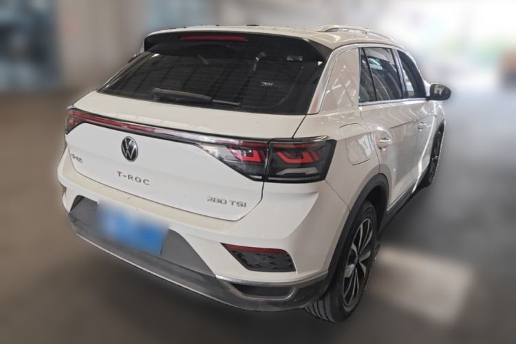 Used Volkswagen T-ROC 2024 280TSI DSG Two-Wheel-Drive Time Edition Rear Right 45 Deg