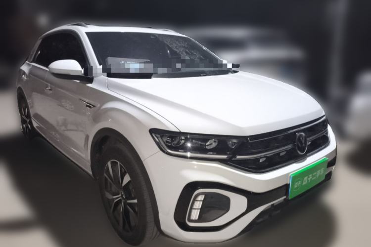 Used Volkswagen T-ROC 2025 300TSI DSG Two-Wheel Drive Chen Guang Edition Front Right 45 Deg