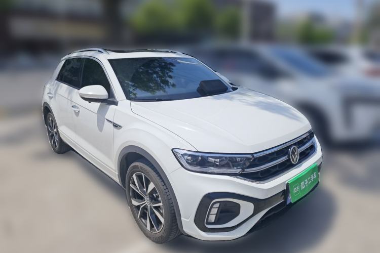 Used Volkswagen T-ROC 2025 300TSI DSG Two-Wheel Drive Chen Guang Edition Front Right 45 Deg