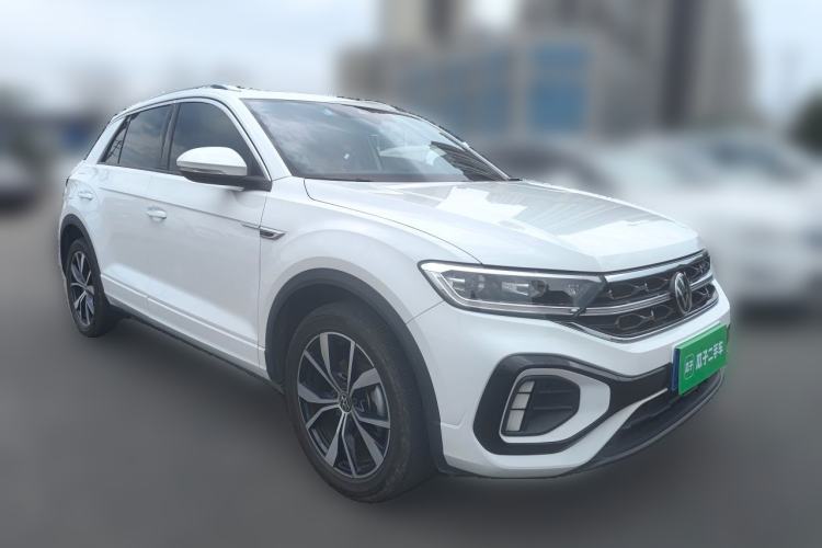 Used Volkswagen T-ROC 2025 300TSI DSG Two-Wheel Drive Chen Guang Edition Front Right 45 Deg