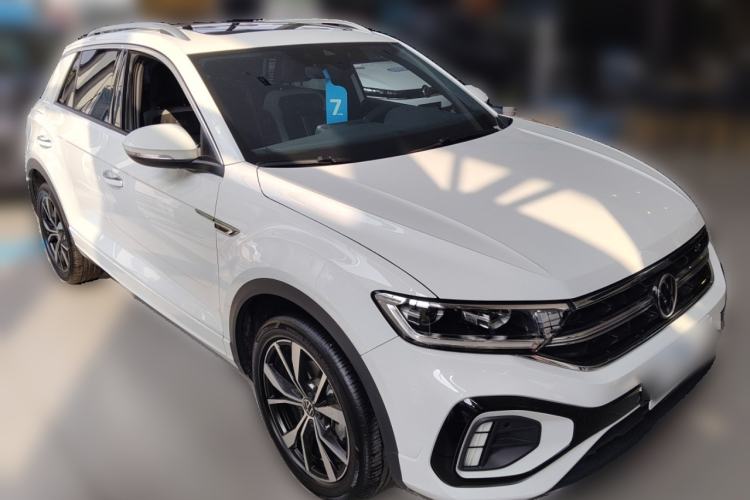 Used Volkswagen T-ROC 2025 Facelifted 300TSI DSG Two-Wheel-Drive Chen Guang Edition Front Right 45 Deg