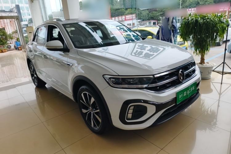 Used Volkswagen T-ROC 2025 300TSI DSG Two-Wheel Drive Chen Guang Edition Front Right 45 Deg