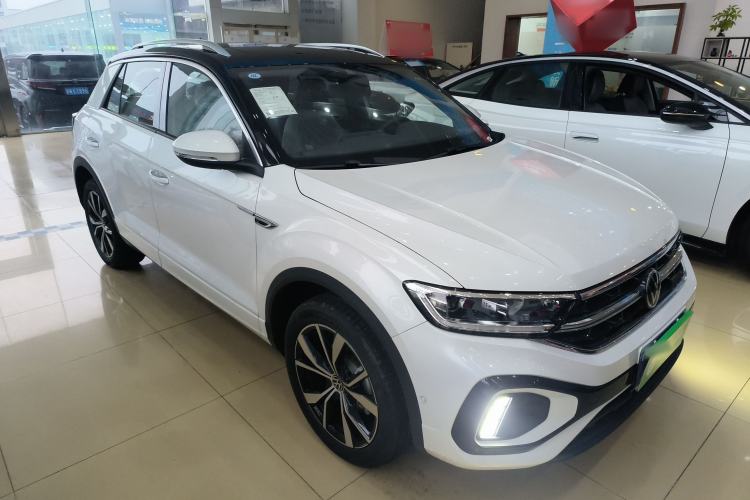Used Volkswagen T-ROC 2025 Facelift Model 2 300TSI DSG Two-Wheel Drive Chenguang Edition Front Right 45 Deg