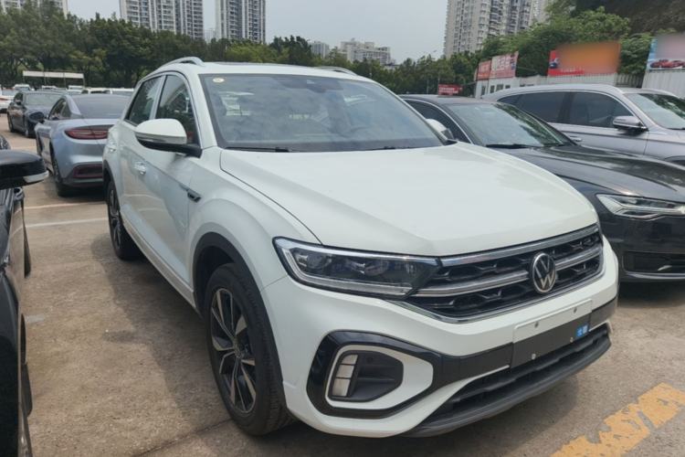 Used Volkswagen T-ROC 2025 Facelift Model 2 300TSI DSG Two-Wheel Drive Chenguang Edition Front Right 45 Deg