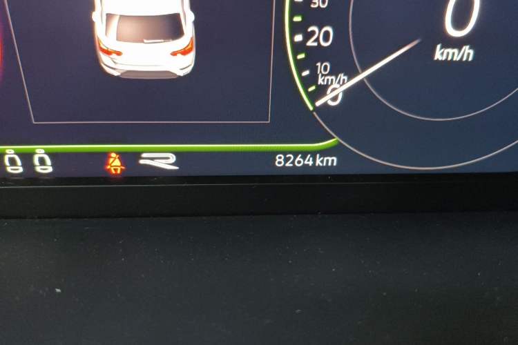 Used Volkswagen T-ROC 2025 300TSI DSG Two-Wheel Drive Chen Guang Edition Odometer Close Up