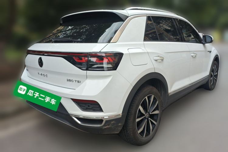 Used Volkswagen T-ROC 2025 280TSI DSG Two-Wheel Drive Time Edition Rear Right 45 Deg