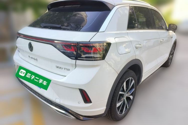 Used Volkswagen T-ROC 2025 300TSI DSG Two-Wheel Drive Chen Guang Edition Rear Right 45 Deg