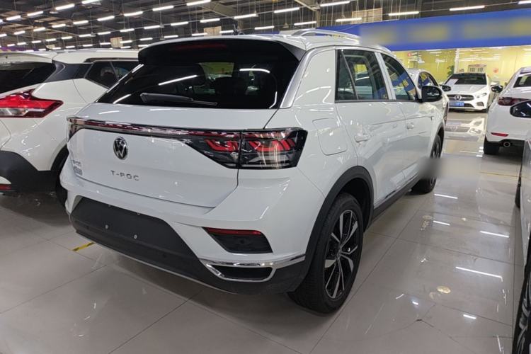 Used Volkswagen T-ROC 2025 Facelift Model 2 280TSI DSG Two-Wheel Drive Shiguang Edition Rear Right 45 Deg