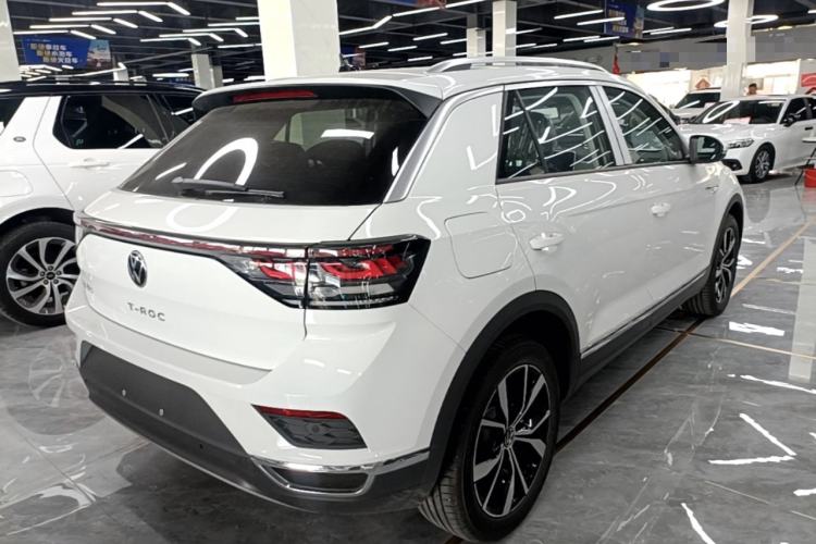 Used Volkswagen T-ROC 2025 Facelift Model 2 280TSI DSG Two-Wheel Drive Shiguang Edition Rear Right 45 Deg