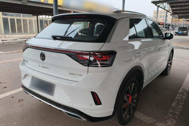 Used Volkswagen T-ROC 2025 300TSI DSG Two-Wheel Drive Chen Guang Edition Rear Right 45 Deg