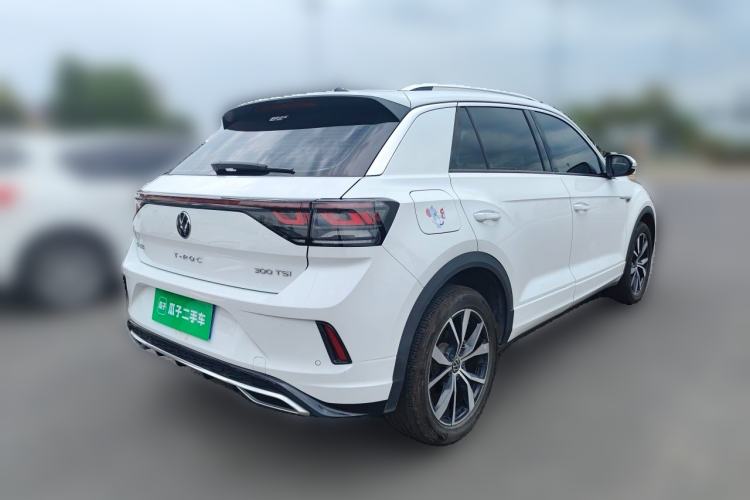 Used Volkswagen T-ROC 2025 300TSI DSG Two-Wheel Drive Chen Guang Edition Rear Right 45 Deg