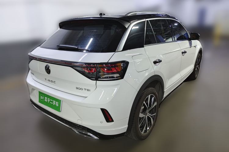 Used Volkswagen T-ROC 2025 300TSI DSG Two-Wheel Drive Chen Guang Edition Rear Right 45 Deg