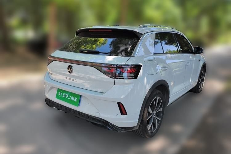 Used Volkswagen T-ROC 2025 300TSI DSG Two-Wheel Drive Chen Guang Edition Rear Right 45 Deg