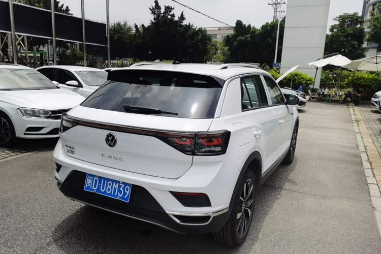 Used Volkswagen T-ROC 2025 Facelift Model 2 280TSI DSG Two-Wheel Drive Shiguang Edition Rear Right 45 Deg