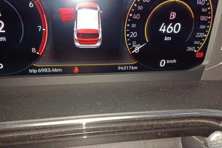 Used Volkswagen Tacqua 2021 1.5L Automatic Yue Zhi Lian Edition Odometer Close Up