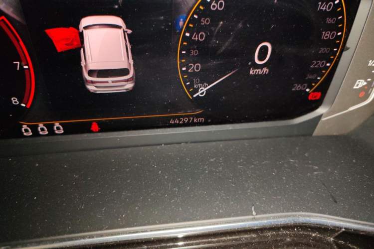 Used Volkswagen Tacqua 2021 1.5L Automatic Yue Zhi Lian Edition Odometer Close Up