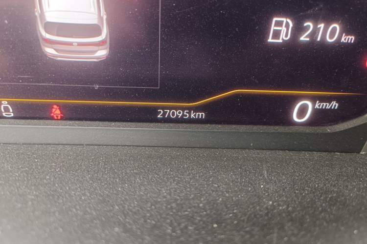 Used Volkswagen Tacqua 2021 1.5L Automatic Yue Zhi Lian Edition Odometer Close Up