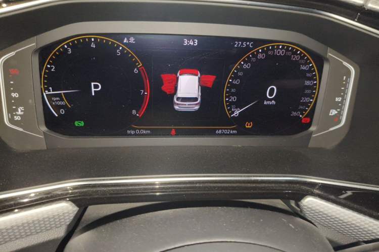 Used Volkswagen Tacqua 2021 1.5L Automatic Yue Zhi Lian Edition Odometer Close Up