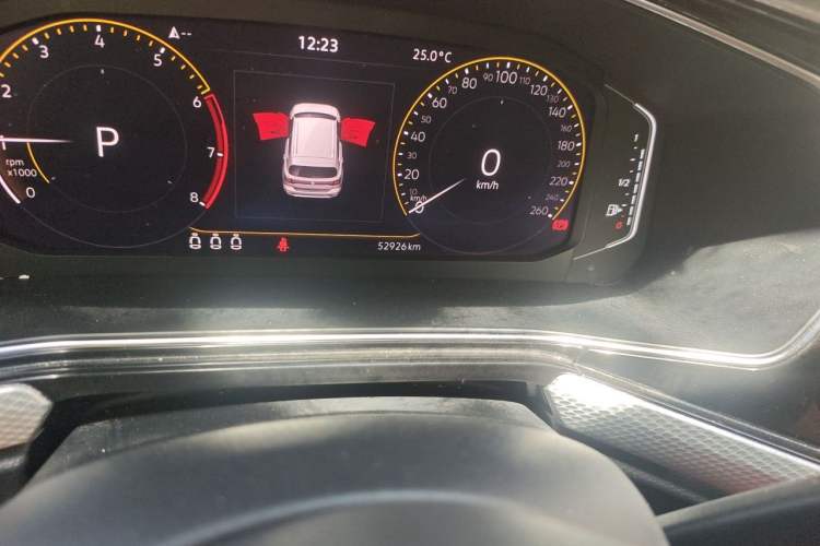 Used Volkswagen Tacqua 2021 1.5L Automatic Yue Zhi Lian Edition Odometer Close Up