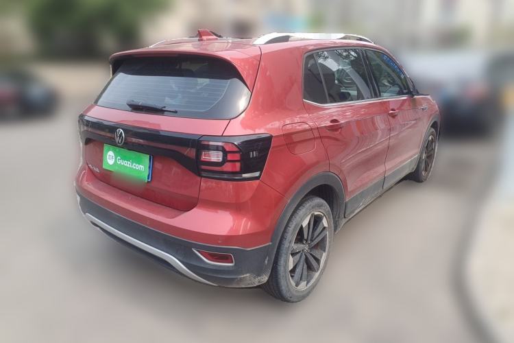 Used Volkswagen Tacqua 2021 1.5L Automatic Yue Zhi Lian Edition Rear Right 45 Deg